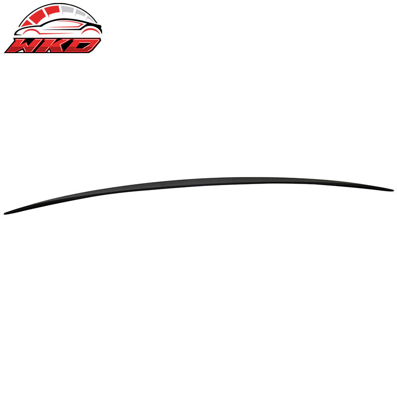 Fits 17-23 Benz E Class W213 Sedan OE Style Rear Trunk Spoiler Lip Unpainted ABS