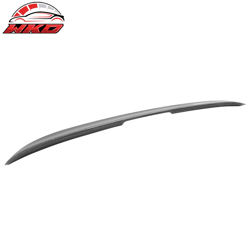 Fits 03-11 Benz R230 SL-Class AMG Style Rear Trunk Spoiler Matte Carbon Fiber