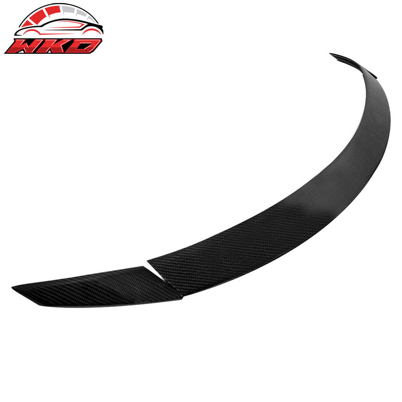 Fits 08-14 Benz C-Class W204 Sedan B Style Rear Trunk Spoiler Matte Carbon Fiber
