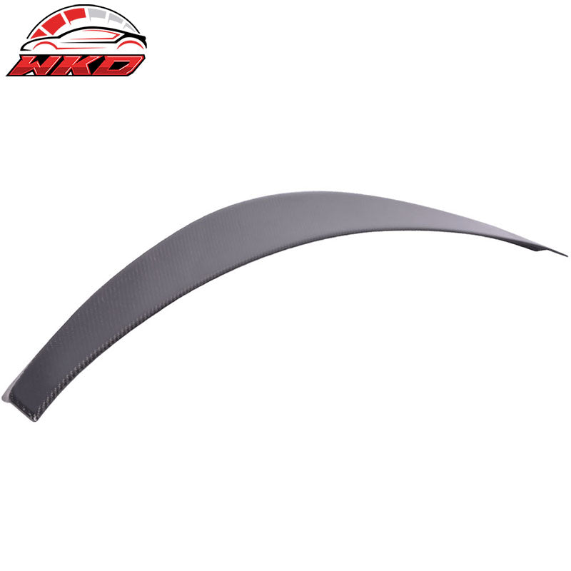 Fits 08-14 Benz C-Class W204 Sedan IKON Style Carbon Fiber CF Rear Trunk Spoiler