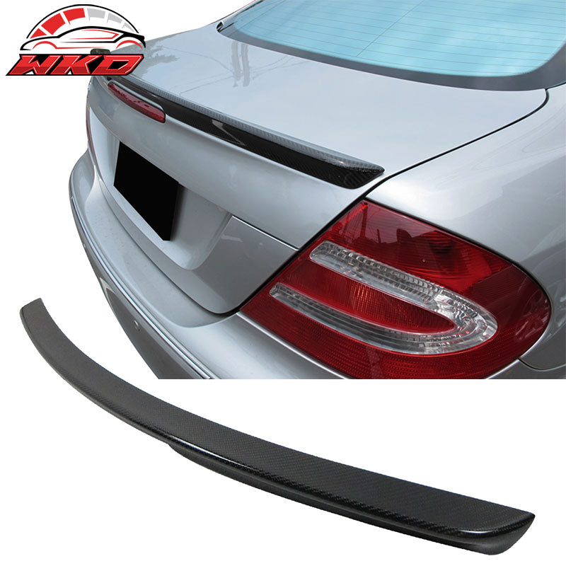 Wholesale 03-09 Benz C209 CLK-Class AMG Style Matte Carbon Fiber Rear Trunk Spoiler
