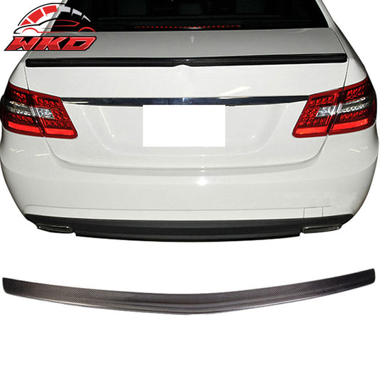 Wholesale 10-16 Benz E-Class W212 Sedan A Style Rear Trunk Spoiler Matte Carbon Fiber