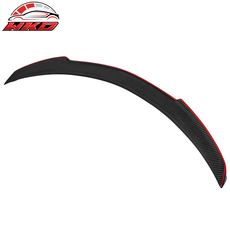 Wholesale 15-21 Benz W205 C Class Sedan V Style Matte Carbon Fiber Rear Trunk Spoiler