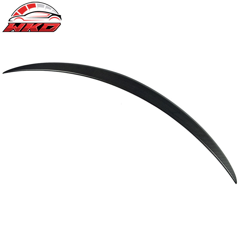 Fits 15-21 Benz W205 C Class Coupe AMG Style Carbon Fiber CF Rear Trunk Spoiler