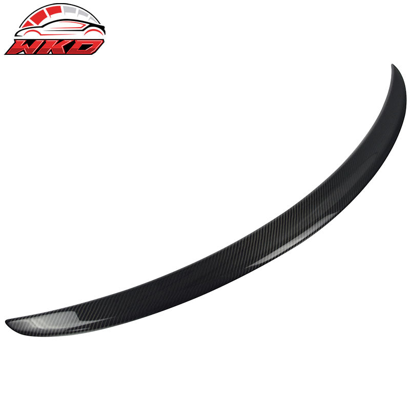 Fits 15-21 Benz W205 C Class Coupe AMG Style Carbon Fiber CF Rear Trunk Spoiler