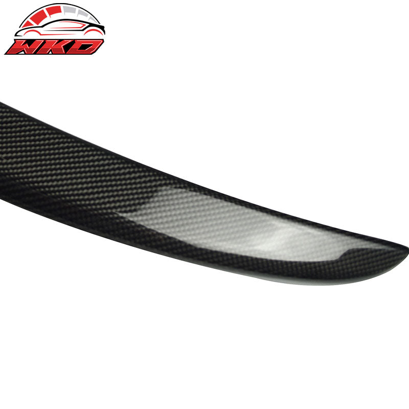 Fits 15-21 Benz W205 C Class Coupe AMG Style Carbon Fiber CF Rear Trunk Spoiler