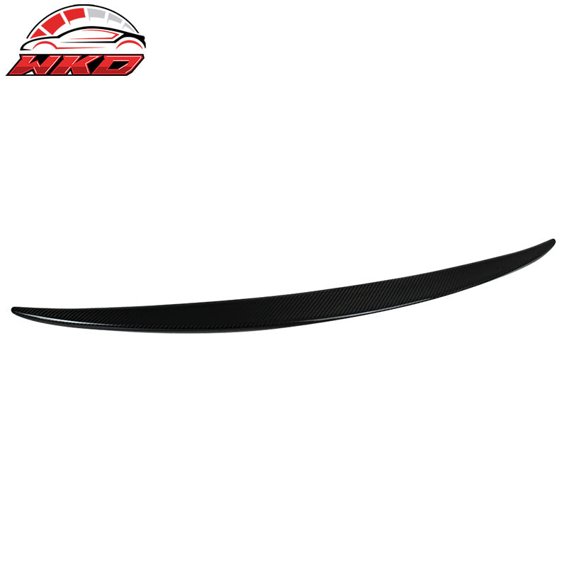 Fits 17-23 Benz E Class W213 Sedan OE Style Carbon Fiber CF Rear Trunk Spoiler