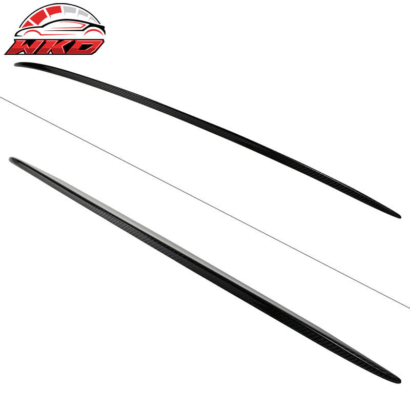 Fits 17-23 Benz E Class W213 Sedan OE Style Carbon Fiber CF Rear Trunk Spoiler