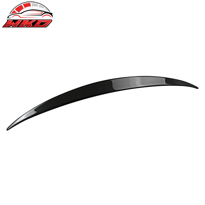 Fits 17-23 Benz E Class W213 Sedan OE Style Carbon Fiber CF Rear Trunk Spoiler