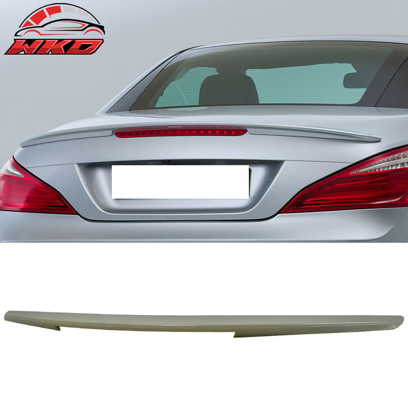 Fits 13-20 Benz SL-Class R231 D Style Rear Trunk Spoiler Wing Lip ABS Unpainted