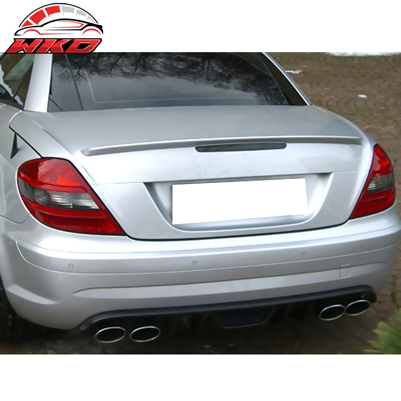 Fits 05-10 Benz R171 SLK-Class AMG Style Rear Trunk Spoiler Wing ABS Unpainted