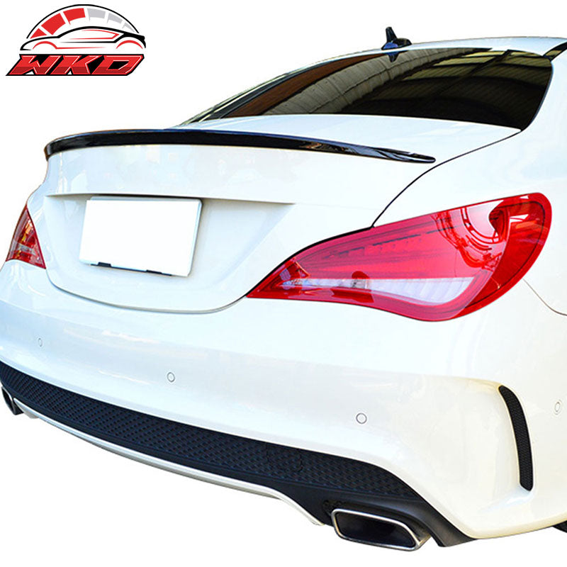 Fits 14-18 Benz CLA-Class C117 W117 Sedan AMG Style Rear Trunk Spoiler Wing ABS