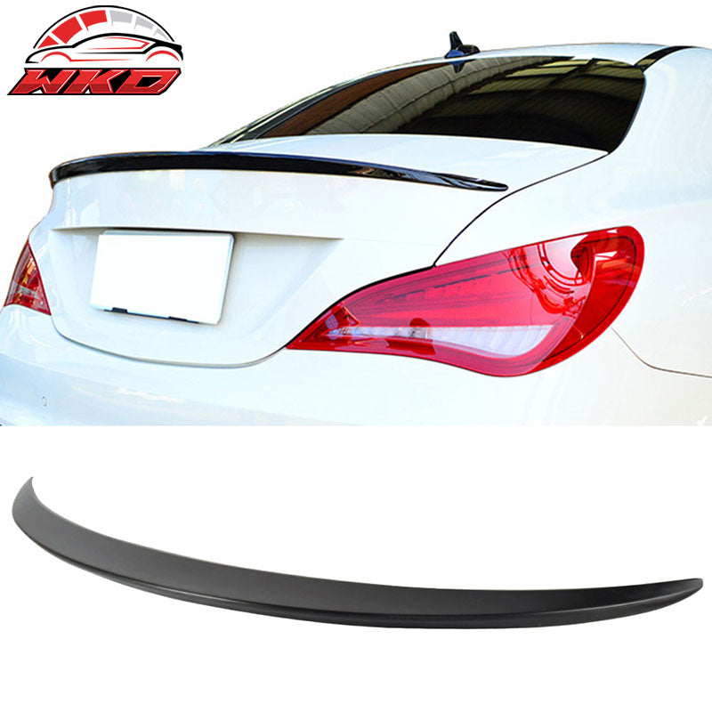 Fits 14-18 Benz CLA-Class C117 W117 Sedan AMG Style Rear Trunk Spoiler Wing ABS