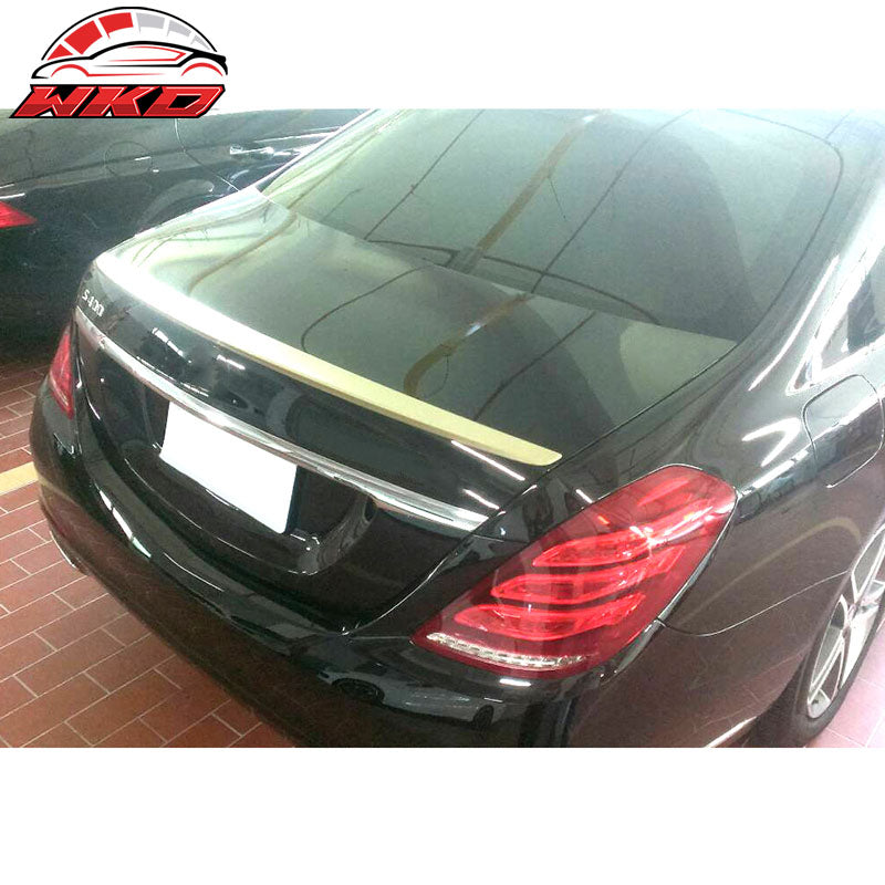 Fits 14-20 Benz W222 S Class Sedan OE Style Rear Trunk Spoiler Wing Unpainted