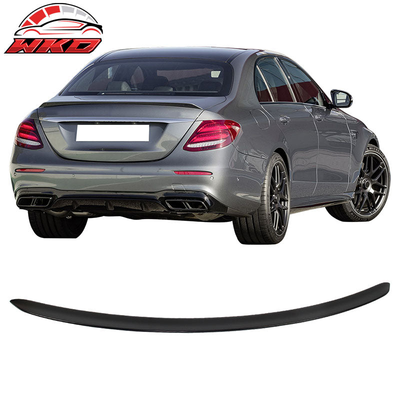 Fits 17-23 Benz E Class W213 Sedan AMG Style Rear Trunk Spoiler Wing Unpainted