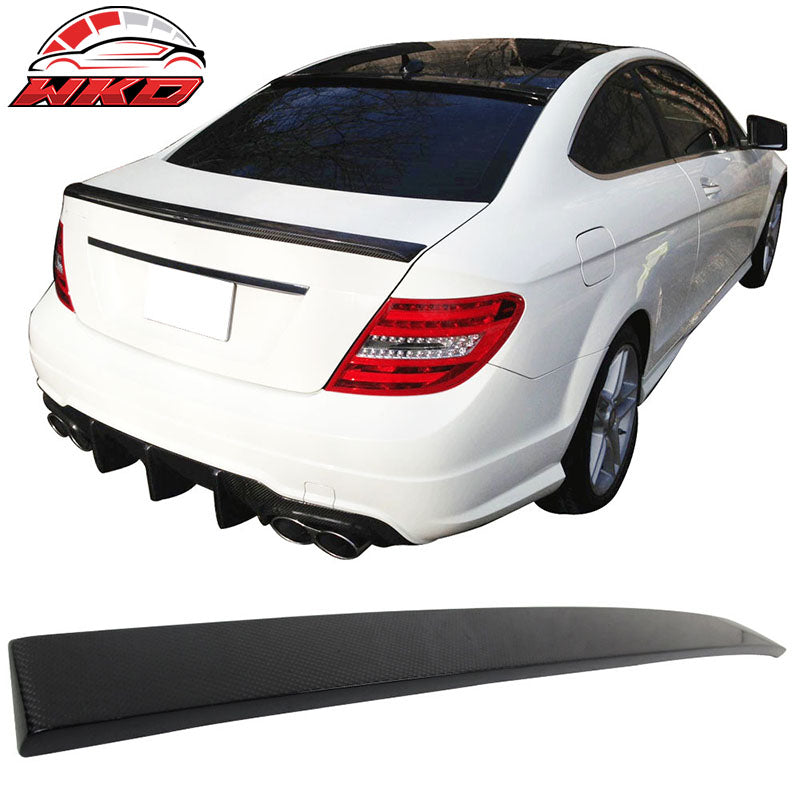 Wholesale 12-15 C-Class C204 Coupe OE Factory Style Roof Spoiler Matte Carbon Fiber
