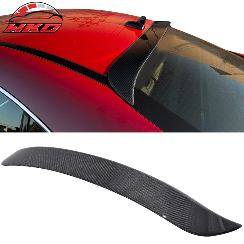 Fits 13-18 Benz CLA Class C117 Sedan OE Factory Matte Carbon Fiber Roof Spoiler