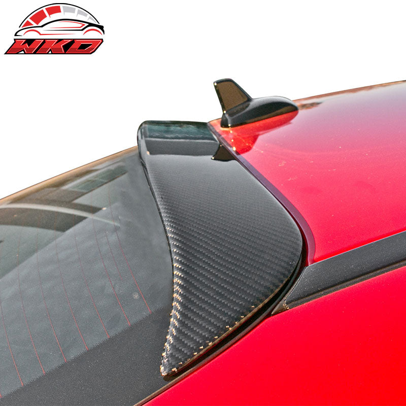 Fits 13-18 Benz CLA Class C117 Sedan OE Factory Matte Carbon Fiber Roof Spoiler