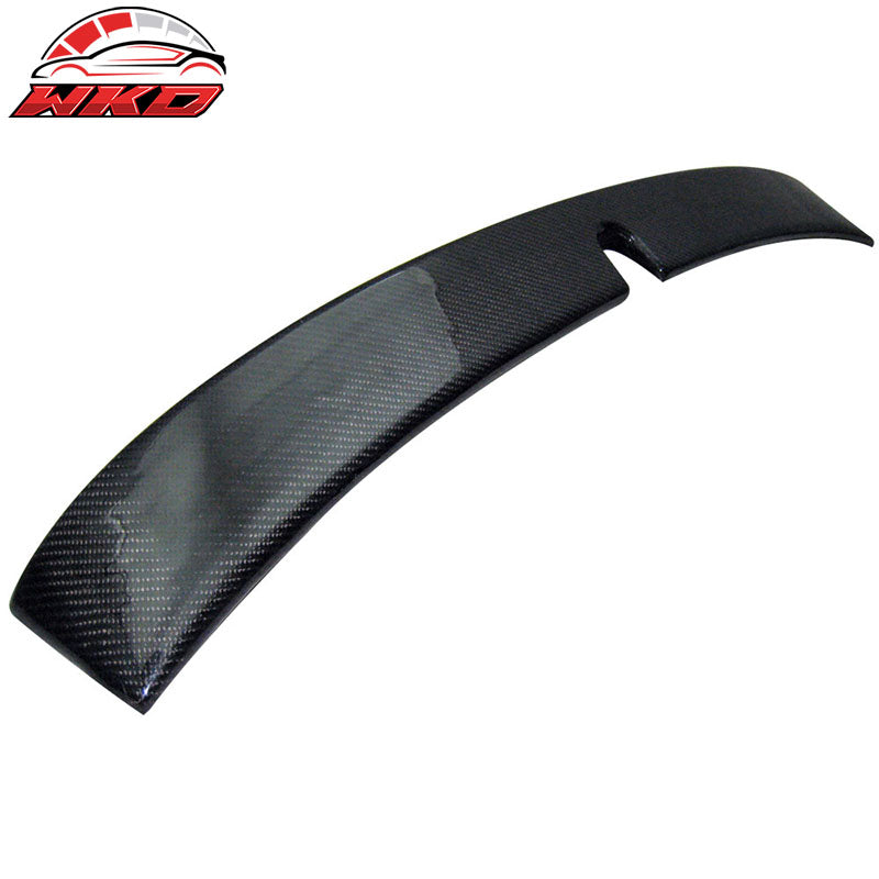 Fits 01-07 Mercedes-Benz W203 C-Class EURO Style Roof Spoiler - Matte Carbon Fiber