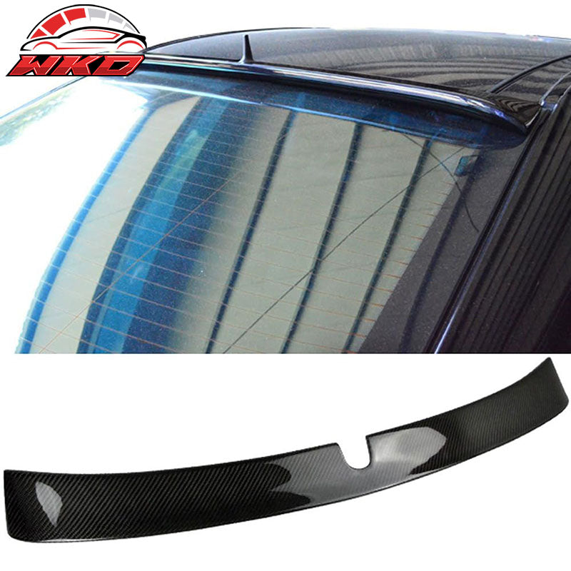Fits 03-05 W211 E-Class Sedan Carbon Fiber CF L Style Roof Spoiler Wing