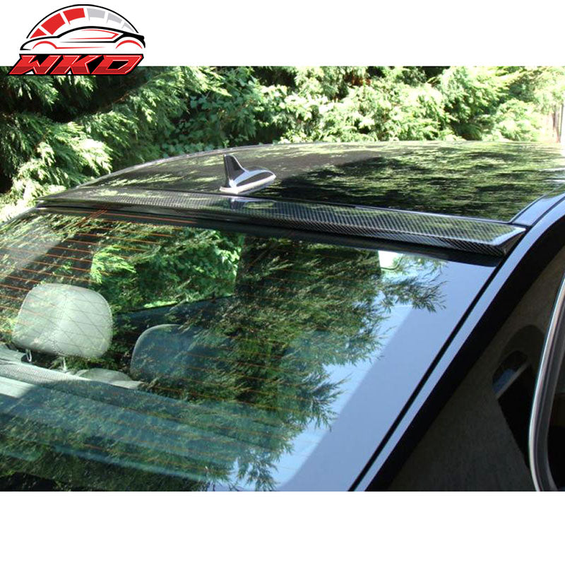 Fits 10-16 Benz E-Class W212 Sedan OE Style Carbon Fiber CF Roof Spoiler Wing