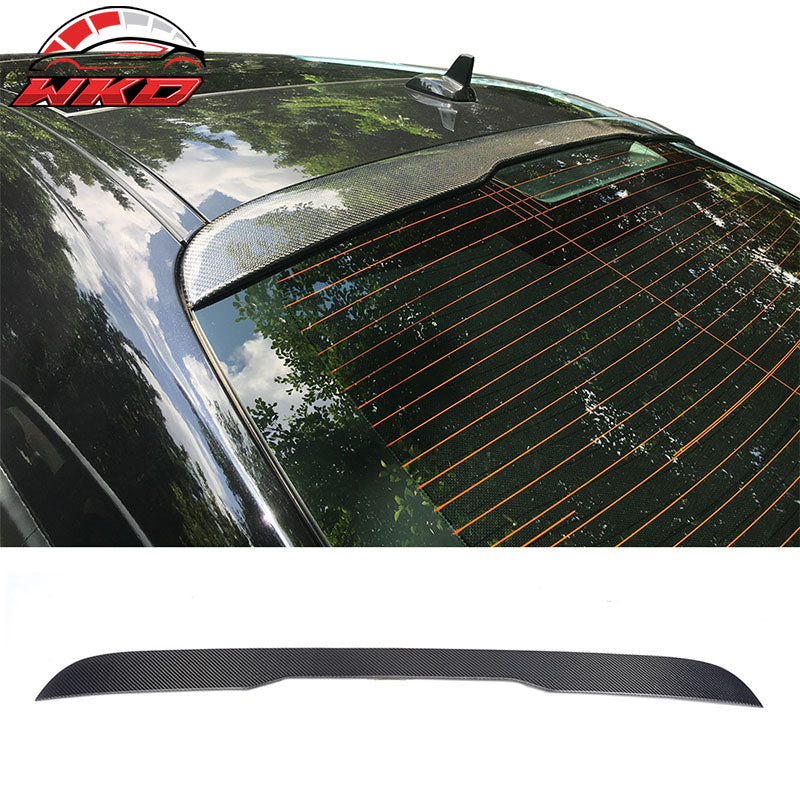 Fits 14-20 Benz W222 S Class Sedan JC Style Rear Roof Spoiler Matte Carbon Fiber