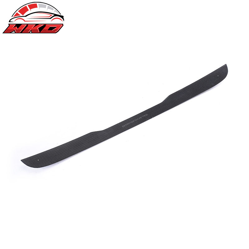 Fits 14-20 Benz W222 S Class Sedan JC Style Rear Roof Spoiler Matte Carbon Fiber