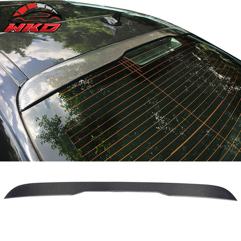 Fits 14-20 Mercedes-Benz W222 Sedan JC Style Roof Spoiler Carbon Fiber