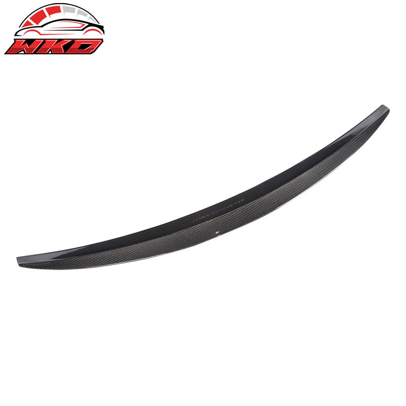 Fits 14-20 Benz W222 S Class Sedan B Style Rear Trunk Spoiler Matte Carbon Fiber