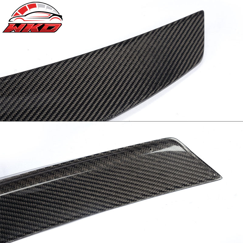 Fits 14-20 Benz W222 S Class Sedan B Style Rear Trunk Spoiler Matte Carbon Fiber