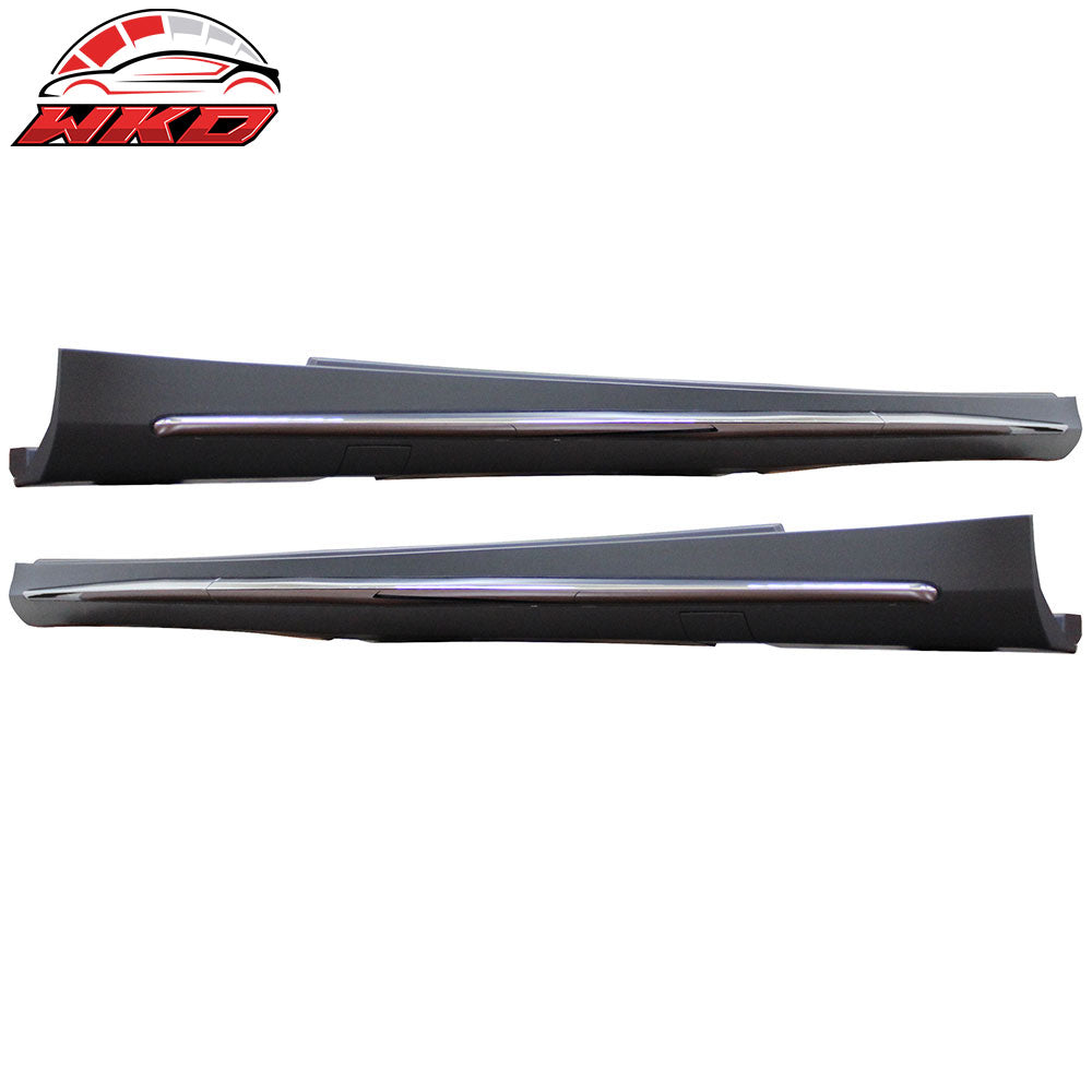 Fits 14-17 Benz W222 S Class PDC Front + Rear Bumper Cover + Side Skirts 2PC PP