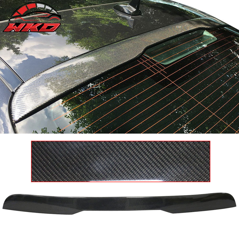 Fits 14-20 Benz W222 S Class Sedan JC Style Roof Spoiler - Matte Carbon Fiber