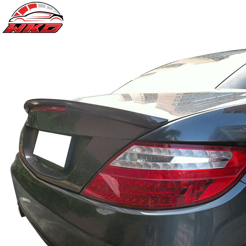 Fits 11-13 Benz SLK R172 AMG Style Rear Trunk Spoiler Wing - Matte Carbon Fiber