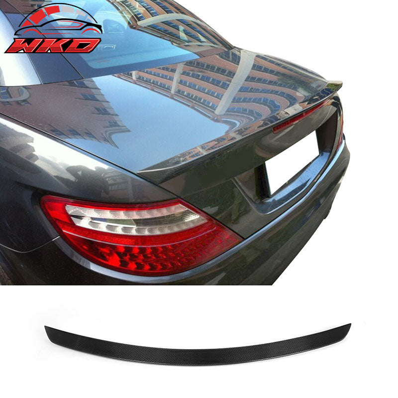 Fits 11-13 Benz R172 SLK Class AMG Trunk Spoiler Carbon Fiber CF