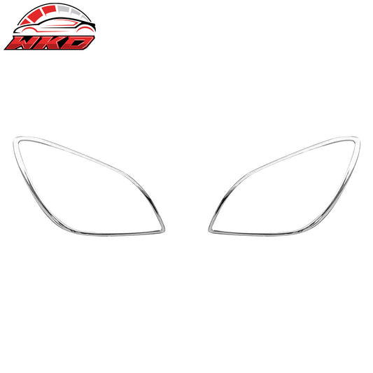 Wholesale 12-13 Benz SLK-Class-R172 Chrome ABS Front Headlight Bezels Covers 2PCS Set