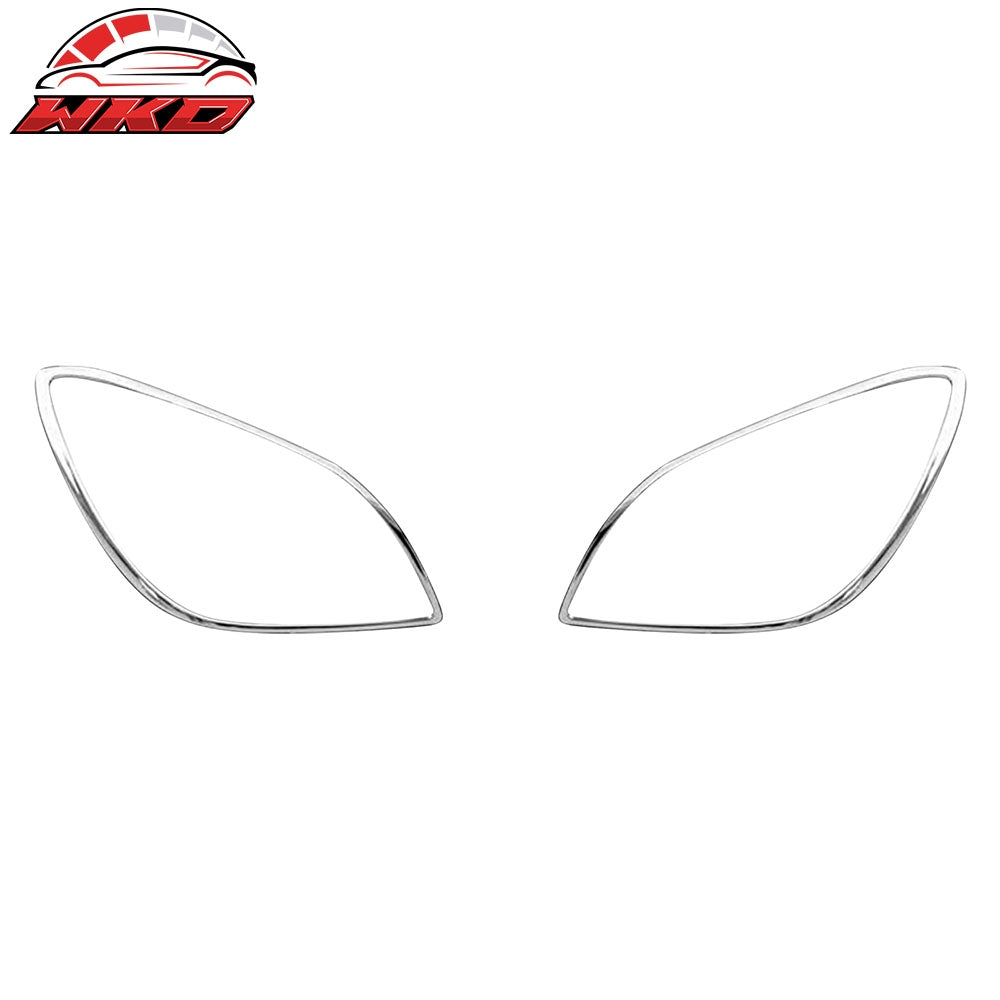Wholesale 12-13 Benz SLK-Class-R172 Chrome ABS Front Headlight Bezels Covers 2PCS Set