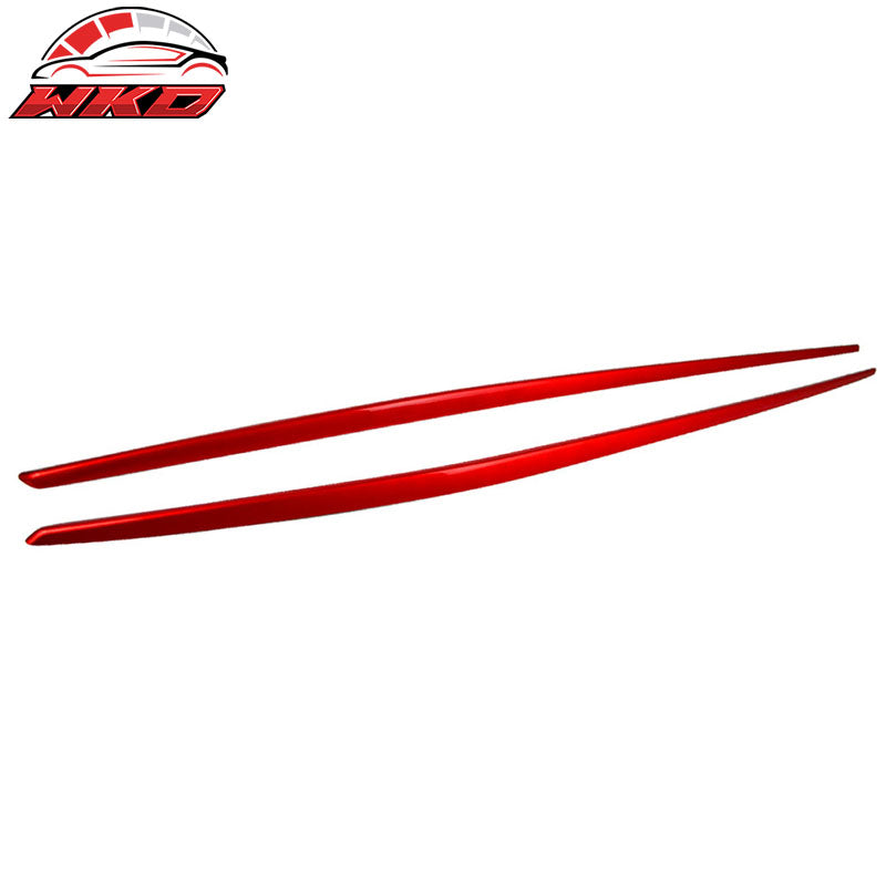 Wholesale 14-18 Benz CLA-Class C117 Painted Red Side Skirts Cover Extension - PP