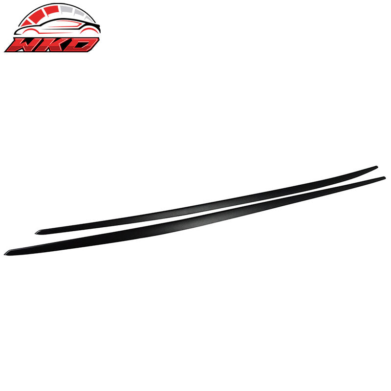 Fits 14-18 Benz CLA-Class C117 Sedan Painted Matte Black Side Skirts Cover - ABS