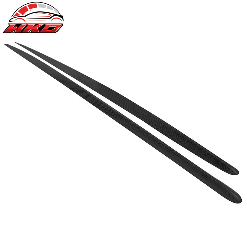Wholesale 14-18 Benz CLA-Class C117 Side Skirts Extension Cover Matte Carbon Fiber