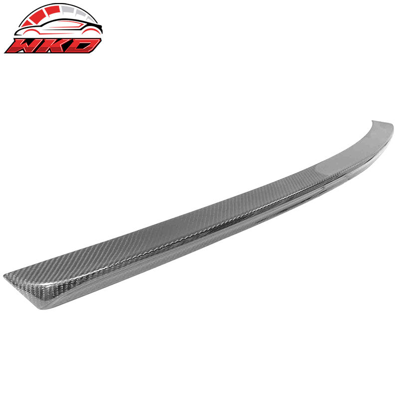 Fits 12-15 Benz C-Class C204 W204 Coupe AMG Trunk Spoiler Lip Matte Carbon Fiber