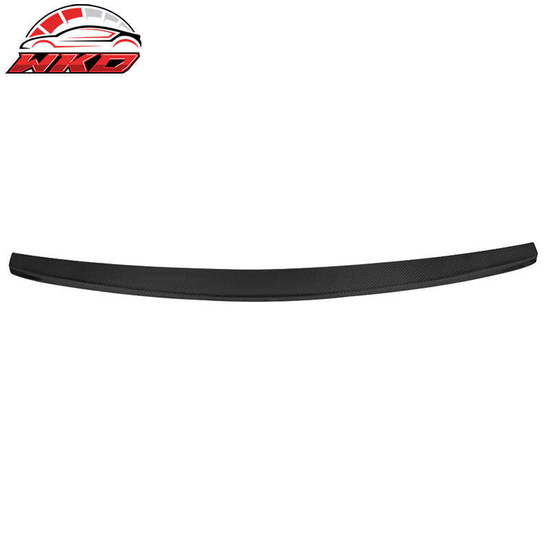 Fits 08-14 Benz C-Class W204 Sedan IKON Style Trunk Spoiler Matte Carbon Fiber