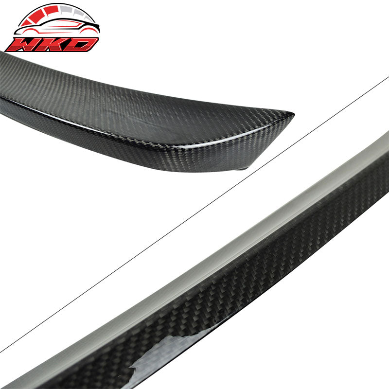 Fits 08-14 Benz C Class W204 Sedan IKON 2 Style Trunk Spoiler Matte Carbon Fiber