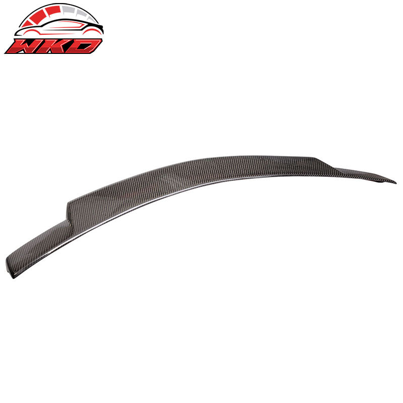 Fits 08-14 Benz C-Class W204 Sedan V Style Trunk Spoiler - Matte Carbon Fiber