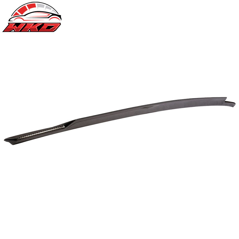 Fits 08-14 Benz C-Class W204 Sedan V Style Trunk Spoiler - Matte Carbon Fiber