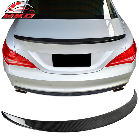 Wholesale 14-18 Benz C117 CLA Class Sedan AMG Style Trunk Spoiler Matte Carbon Fiber