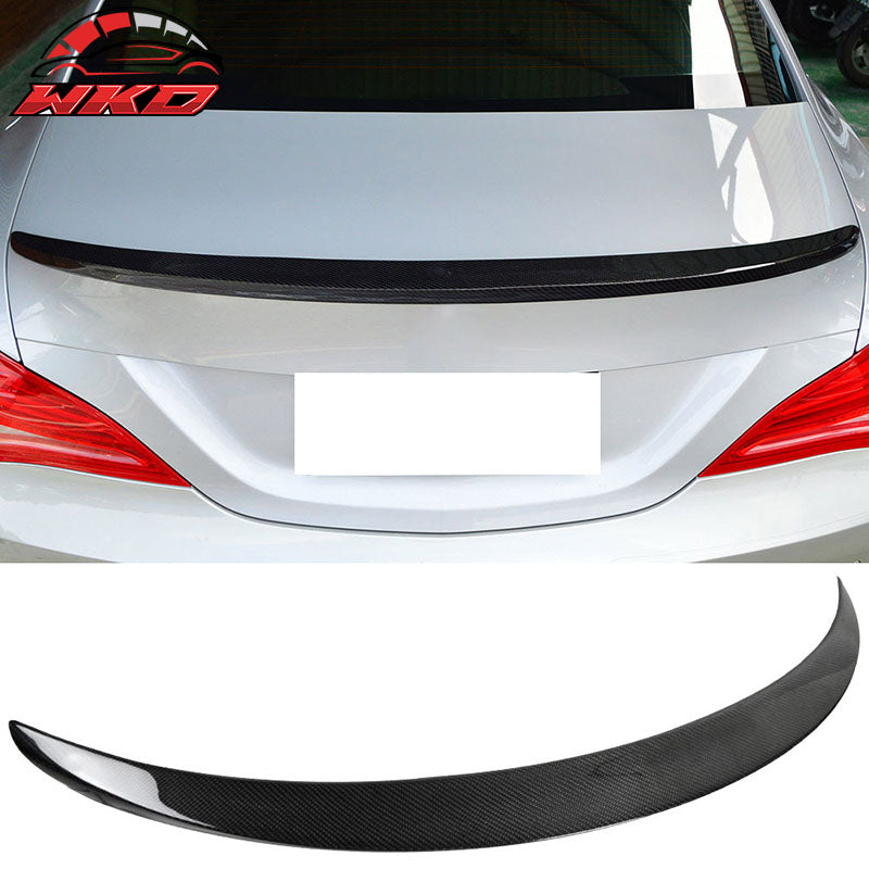 Closeout! Fits 14-18 Benz C117 W117 CLA Class AMG Carbon Fiber CF Trunk Spoiler