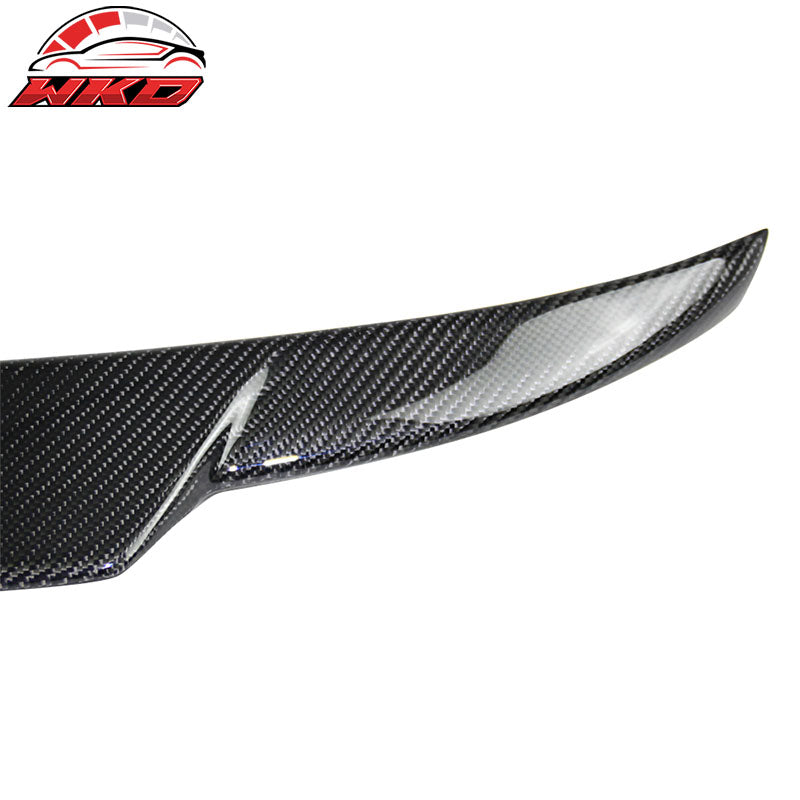 Fits 03-11 SL-Class Convertible 2Dr R230 V Style Carbon Fiber CF Trunk Spoiler