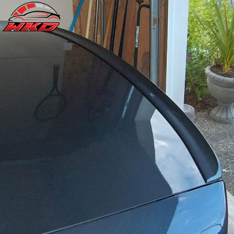 Fits 10-16 Benz E Class W212 Sedan V Style Trunk Spoiler - Matte Carbon Fiber