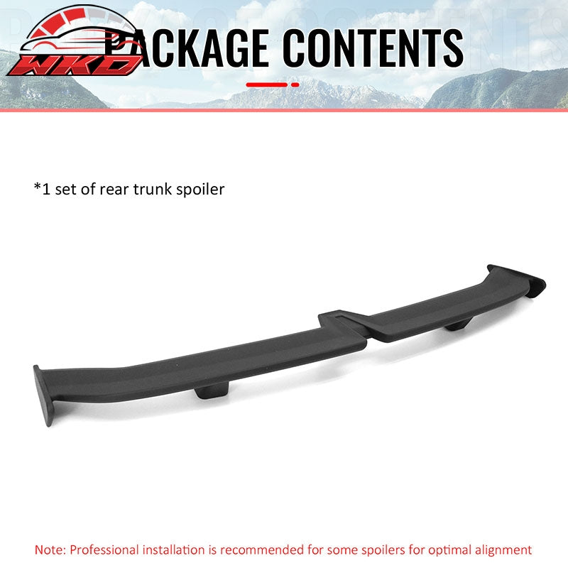 Fits 08-14 Benz W204 C-Class 54" PRO Style Rear Trunk Spoiler Gloss Black ABS
