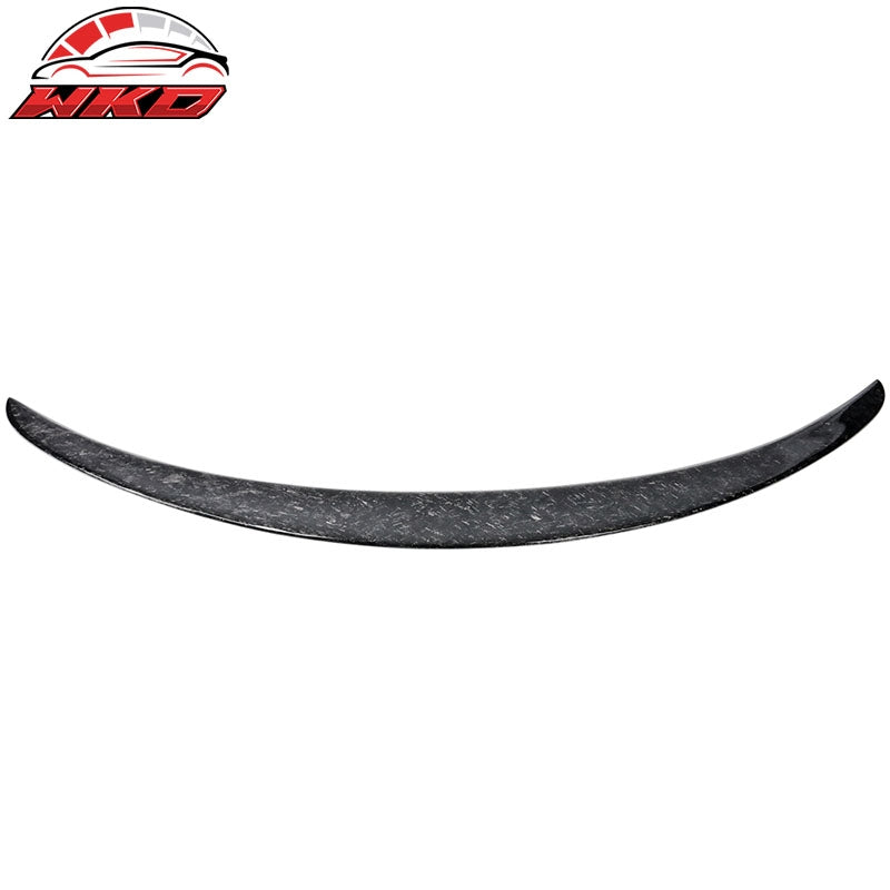 Fits 15-21 Benz W205 C Class AMG Style Trunk Spoiler Matte Forged Carbon Fiber